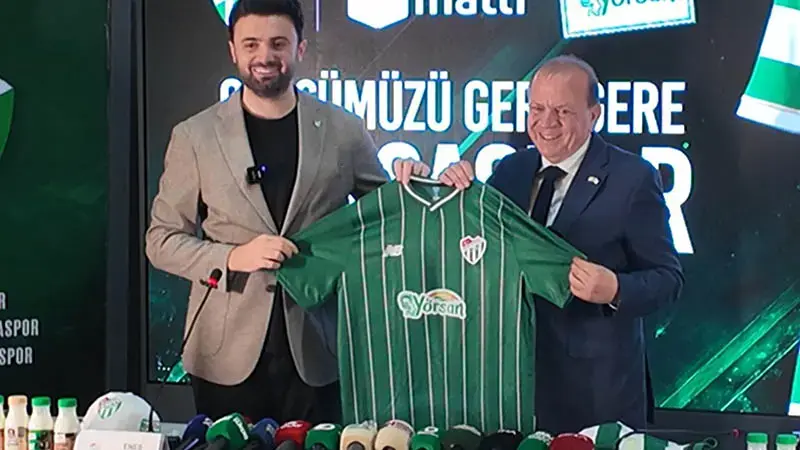 Bursaspor'un forma göğüs sponsoru 70 milyon TL bedelle Yörsan oldu