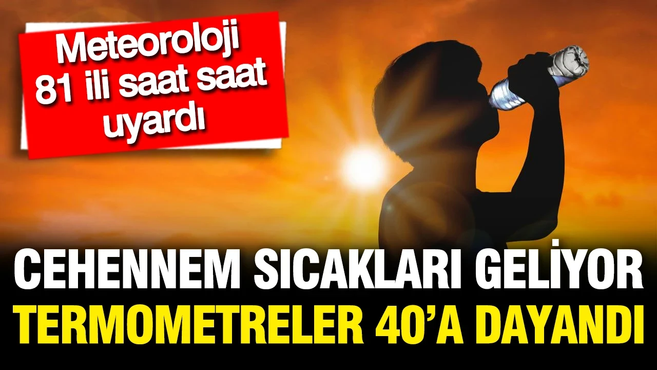 Meteoroloji81 ili saat vererek uyardı: Batı'da cehennem sıcağı, Doğu'da sağanak yağış