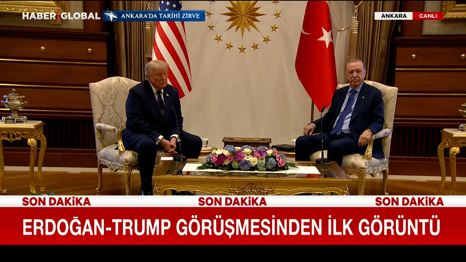 Erdoğan-Trump görüşmesinden ilk görüntü: "Aramızdaki uyum çok iyi"