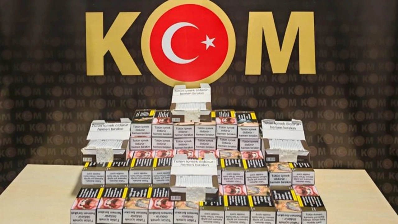 Kaçak tütün operasyonunda 20 bin makaron ele geçirildi