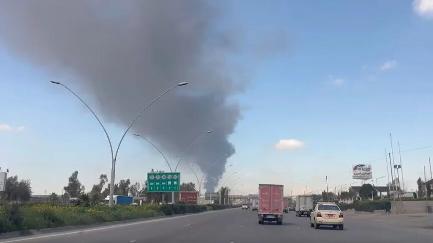 Irak'ın Erbil kentinde art arda patlama sesleri duyuldu