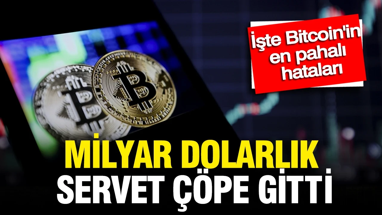 Milyar dolarlık servet çöpte kaldı: İşte Bitcoin'in en pahalı hataları