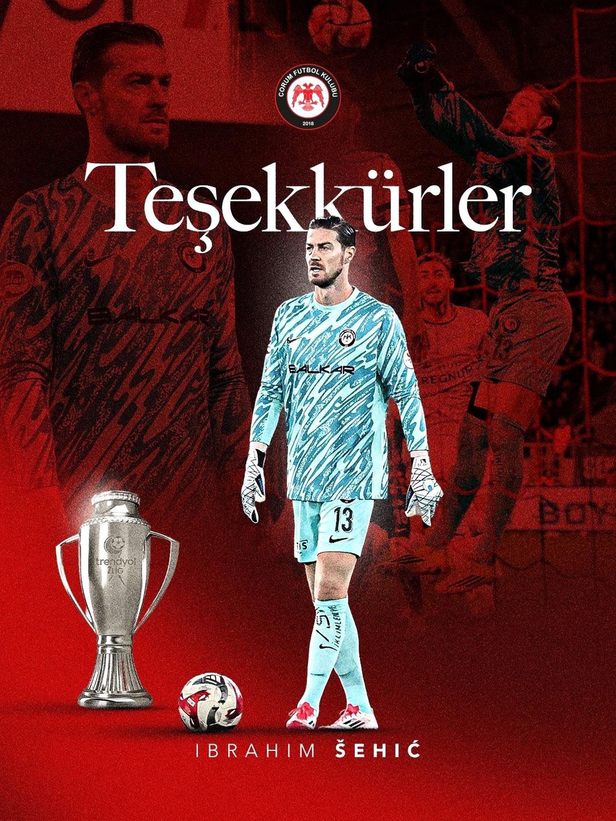 Çorum FK, İbrahim Sehic ile yollarını ayırdı