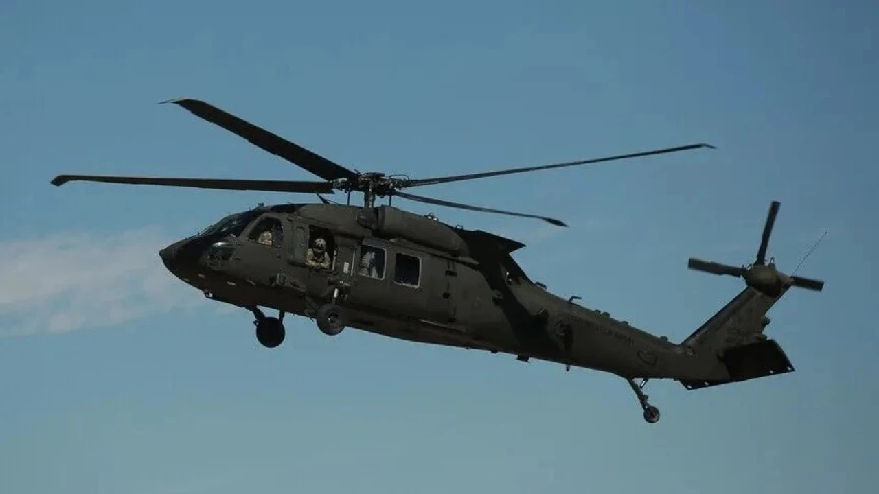 Askeri helikopter acil iniş yaptı: Washington'da hareketli anlar