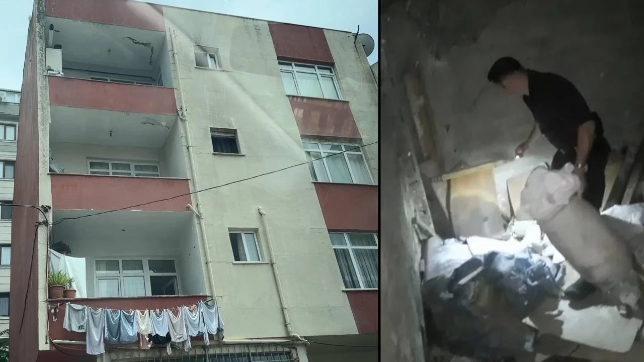 Aile binasında akılalmaz olay! Ekipler bile gördüklerine inanamadı: Dikkat çeken 'peçete' detayı