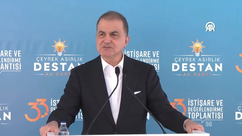 AK Parti Sözcüsü Ömer Çelik: 'Terörsüz Türkiye'de yeni bir aşamadayız'