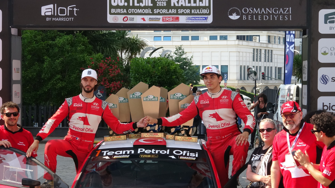 50'nci Yeşil Bursa Rallisi'nin kazananı Kerem Kazaz oldu