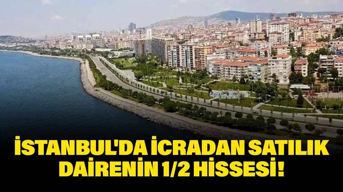 İstanbul Pendik'te icradan satılık dairenin 1/2 hissesi!