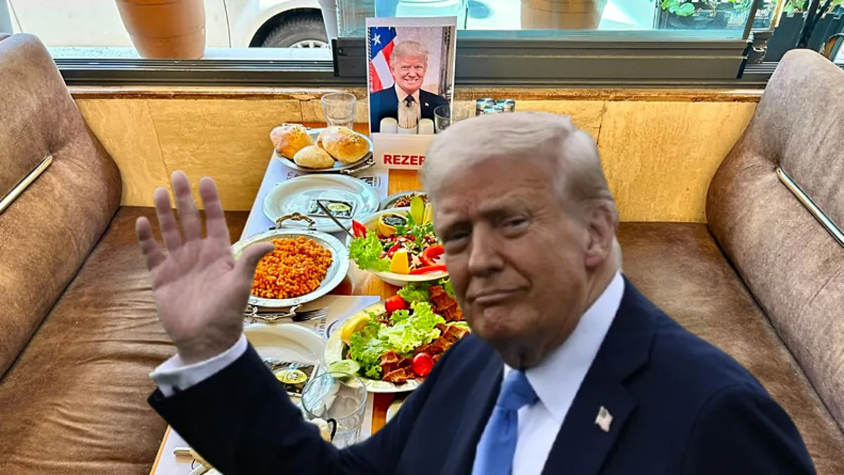 ABD Başkanı Trump'a Ankara'da özel masa! Sofrada bir tek kuş sütü eksik