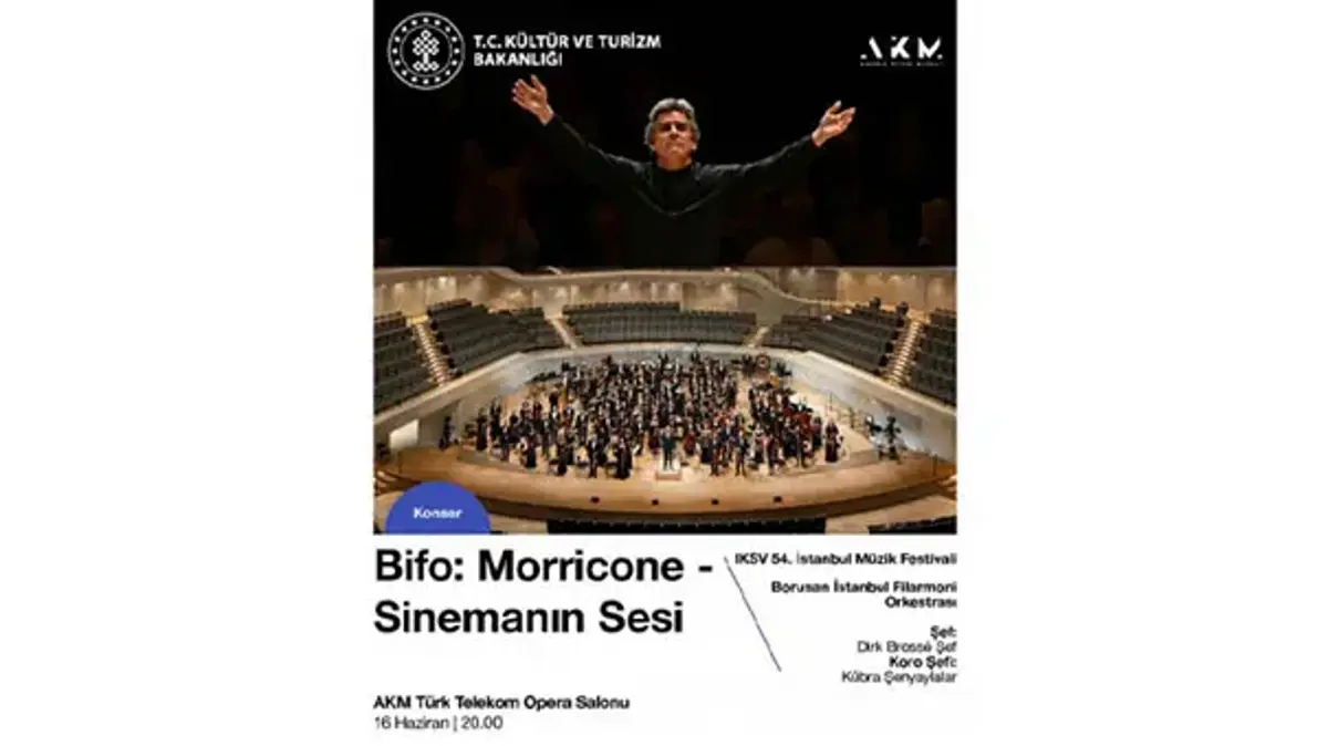 BİFO, efsanevi besteci Ennio Morricone’yi AKM'de anıyor