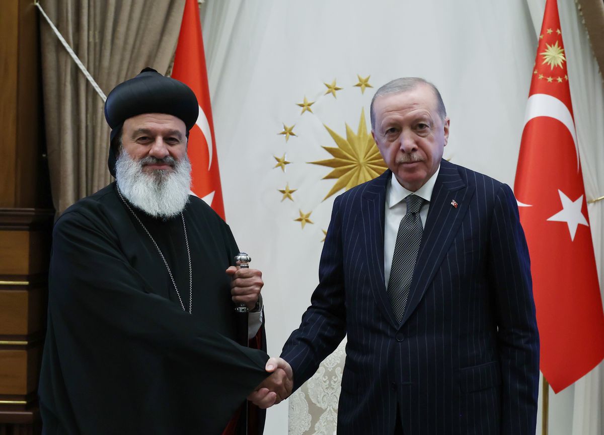 Erdoğan, Süryani Patriği'ni kabul etti