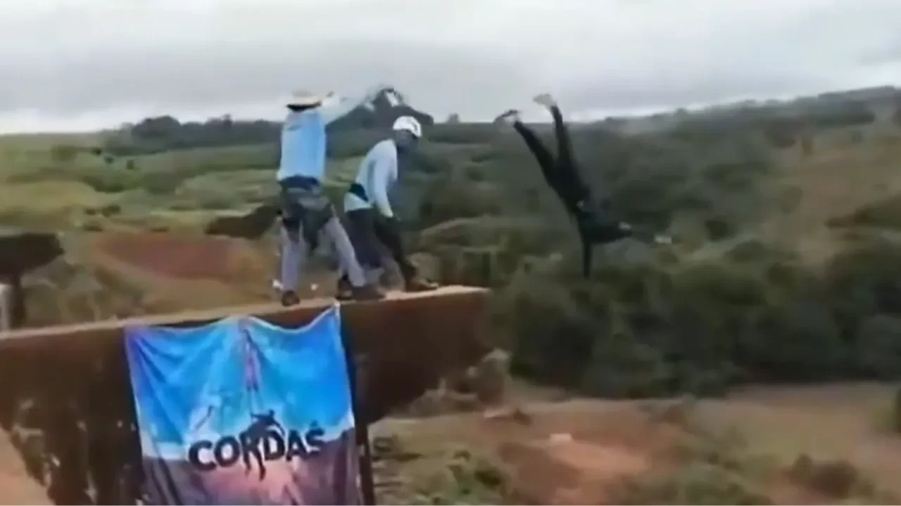 Bungee jumping faciasının yeni görüntüleri ortaya çıktı