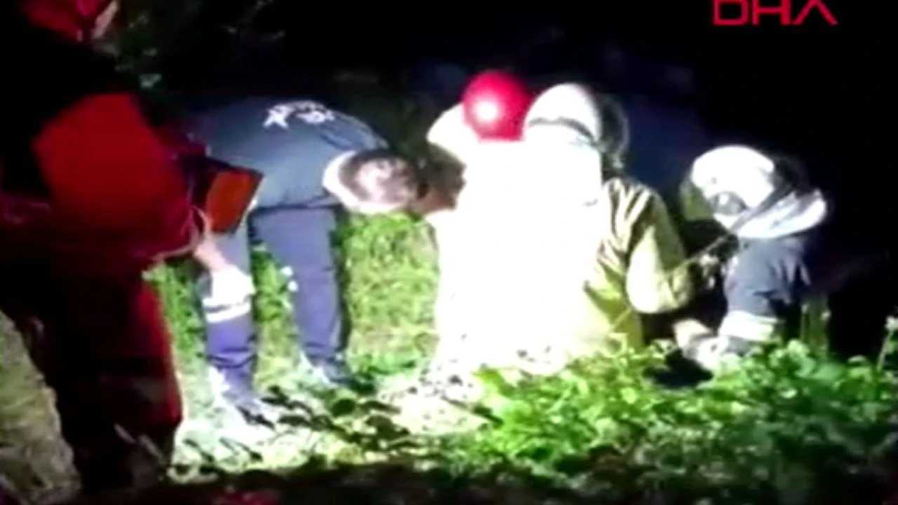 Alkollü şahıs ırmağa düştü: İtfaiye ekipleri kurtardı