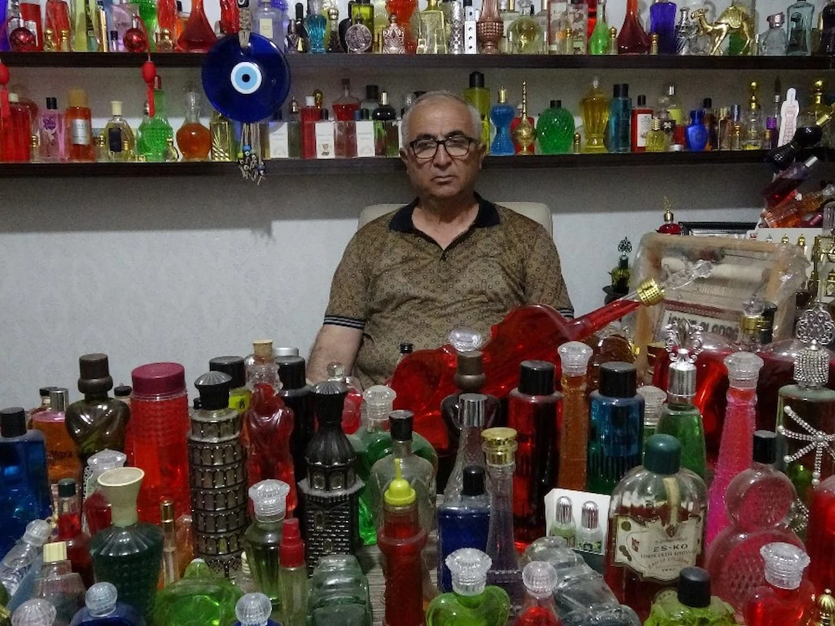 Malatya'da 35 yıllık kolonya tutkusu