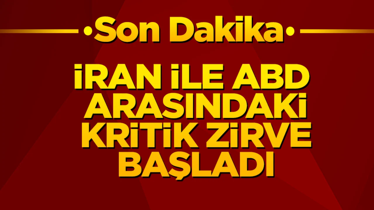 Dünyanın gözü bu zirvede: İran ve ABD, İsviçre'de masaya oturdu