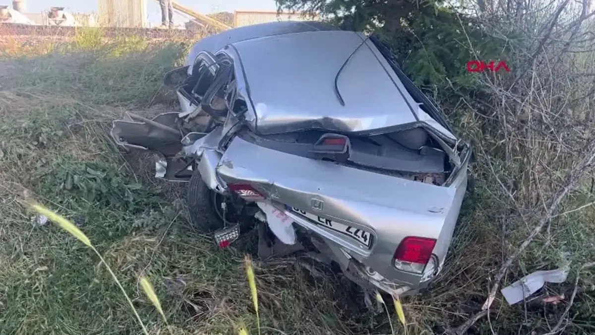 FECİ KAZA KAMERADA! 1 ölü, 1 yaralı
