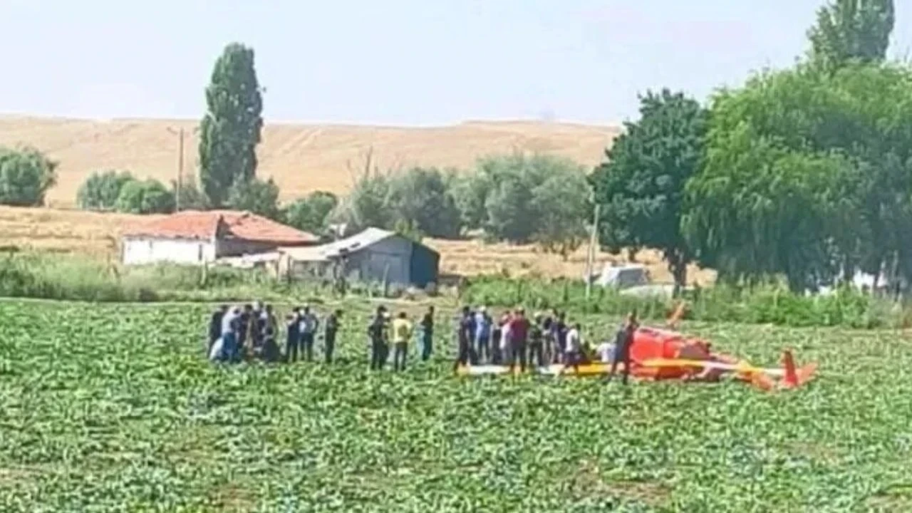 Ankara'da eğitim helikopteri düştü: 2 yaralı