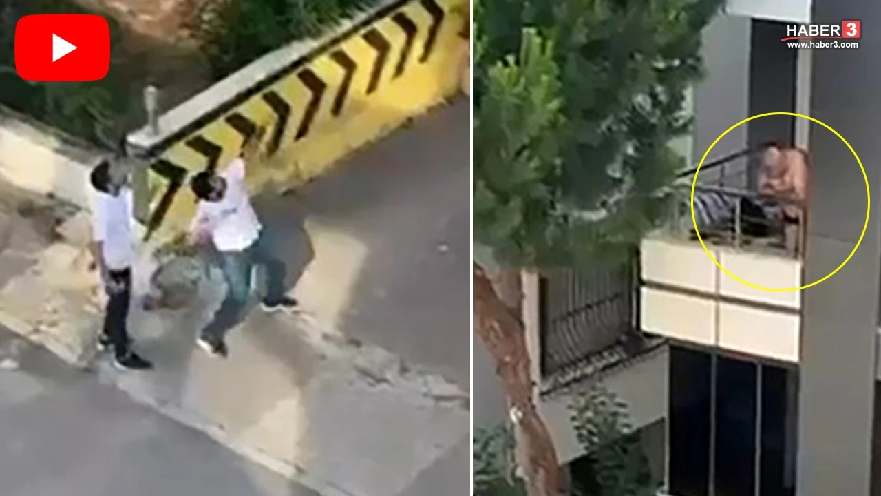 İstanbul'da mahalleyi ayağa kaldıran olay: Balkondaki adama taş yağdırdı