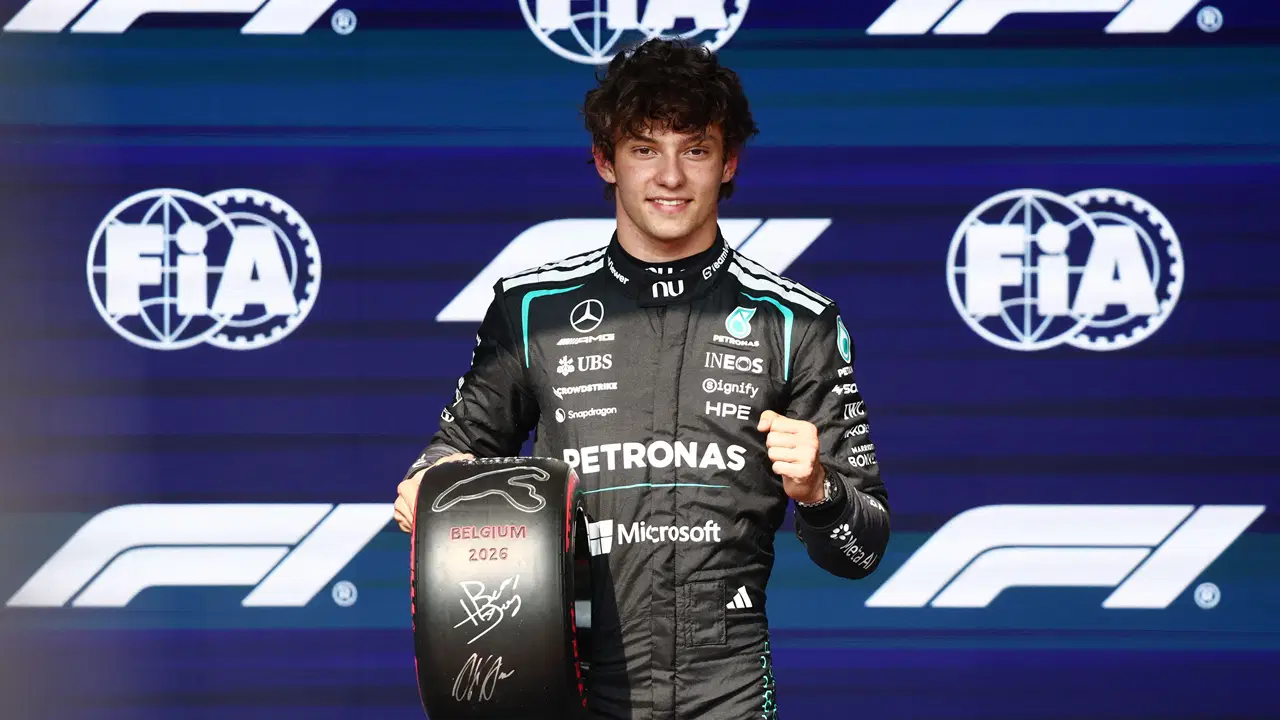 Belçika Grand Prix'sinde pole pozisyonu Kimi Antonelli'nin