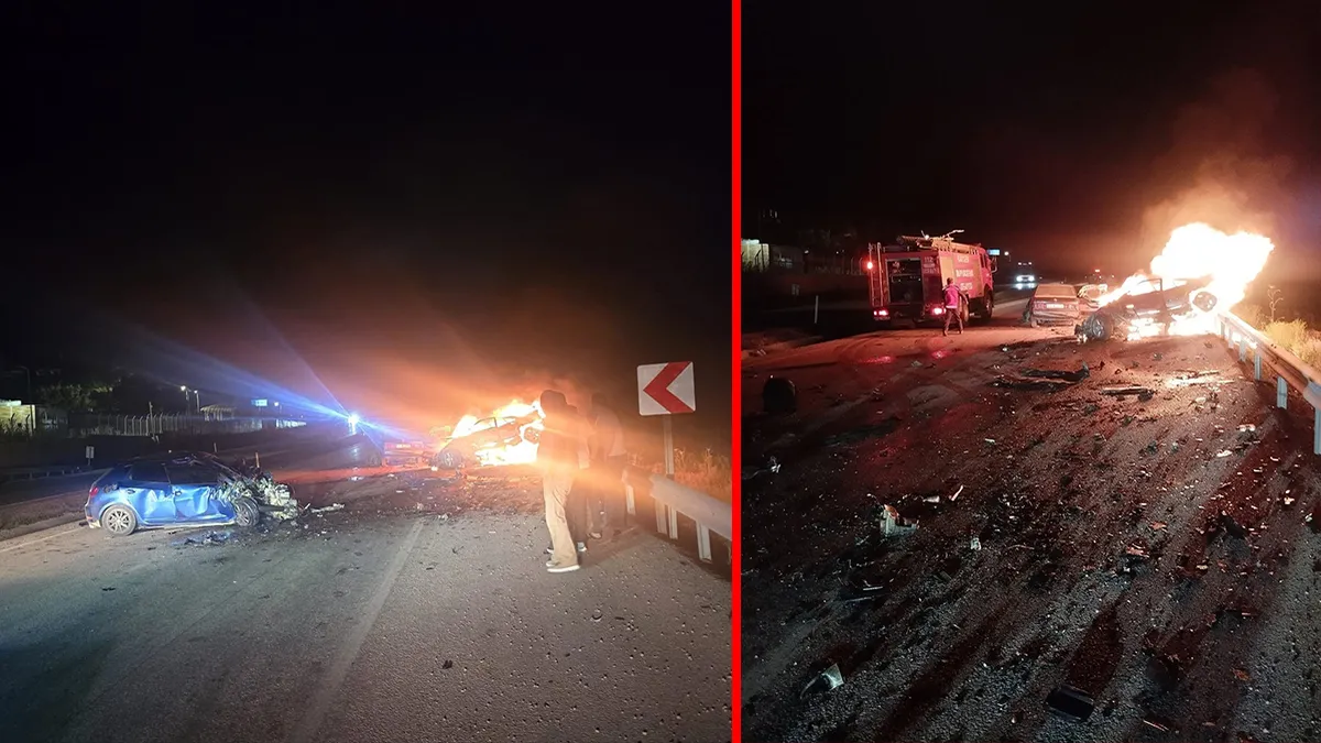 Kayseri’de acı olay! Kaza yapan otomobil alev topuna döndü: Ölü ve yaralılar var!