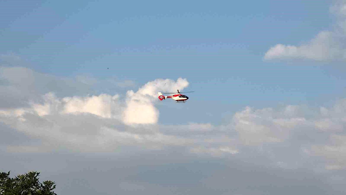 Hamile kadın ambulans helikopter ile Van'a getirildi