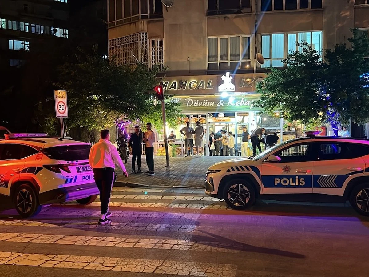 Kayseri'de döner bıçaklı saldırı: 2 yaralı