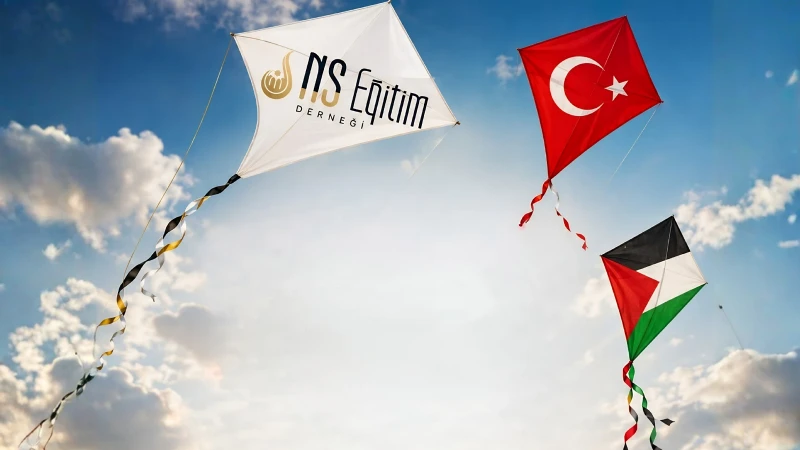 Ankara’da gökyüzüne yükselen dayanışma: “Türkiye’den Filistin’e Sevgi Köprüsü”