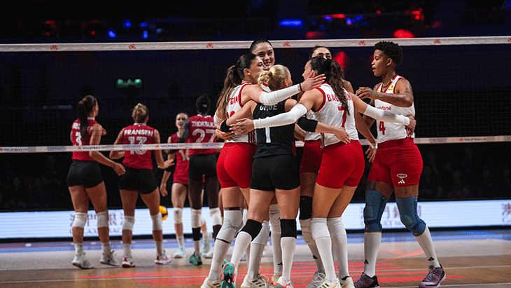 Filenin Sultanları, Milletler Ligi'nde yarı finalde! Rakibimiz Çin oldu