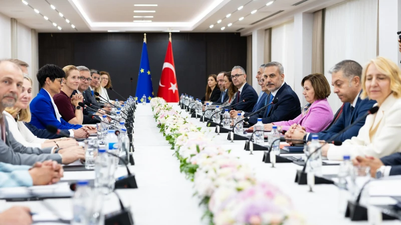 Dışişleri Bakanı Fidan Ankara'da üst düzey AB yetkilileriyle görüştü