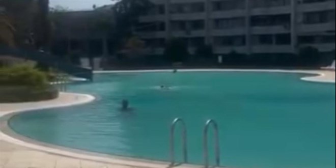 Mersin'de 'tesettürlü kadını havuza almadığı' iddia edilen görevli tutuklandı