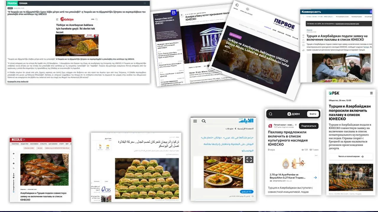 Gazetemiz gündeme getirmişti... Türkiye’nin baklava hamlesi dünyada büyük yankı buldu