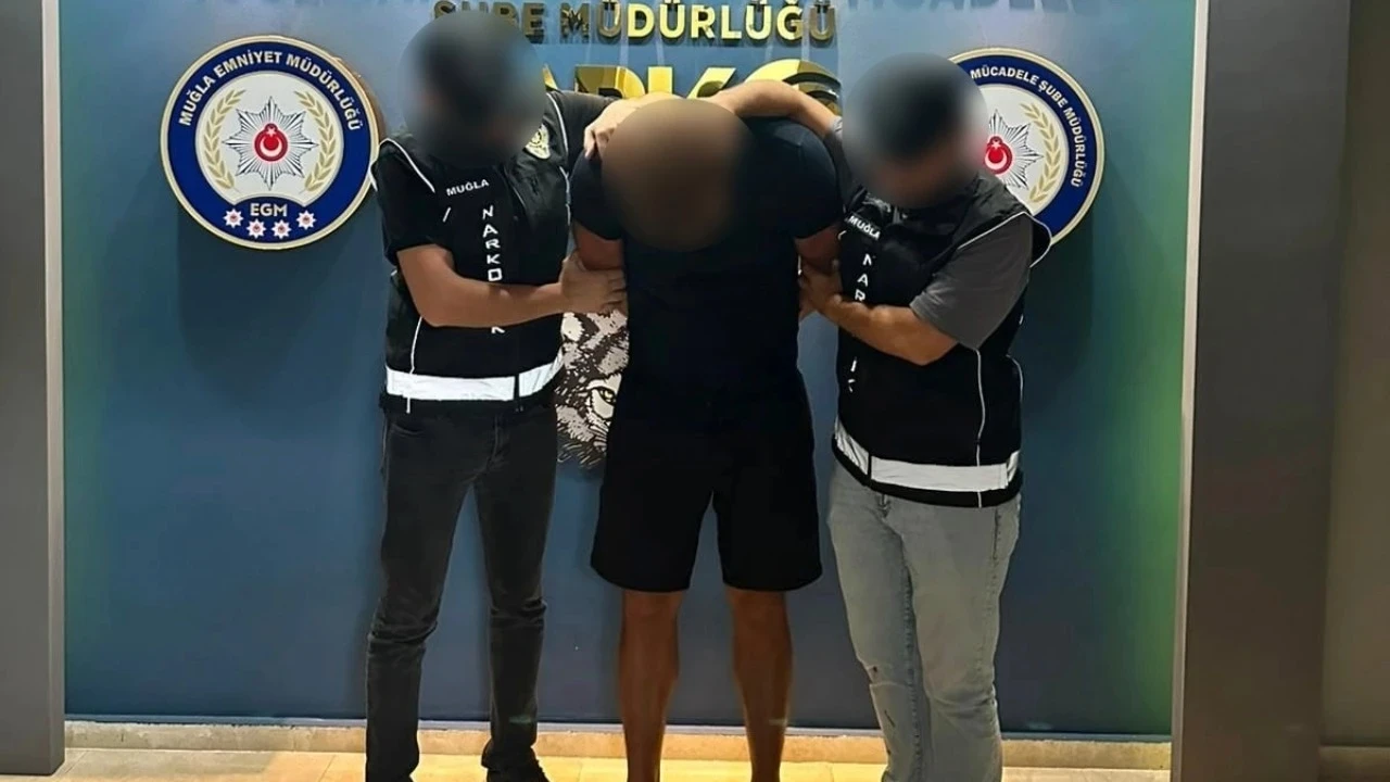 Almanya uyuşturucudan arıyordu, Fethiye'de yakalandı