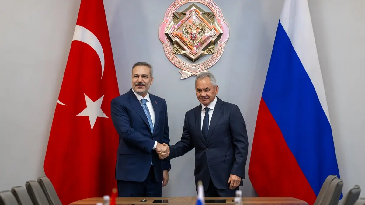Bakan Fidan, Moskova'da Rusya Güvenlik Konseyi Sekreteri Şoygu ile görüştü