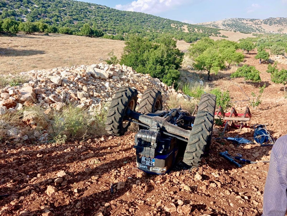 Kahramanmaraş'ta traktör devrildi: 1 kişi hayatını kaybetti