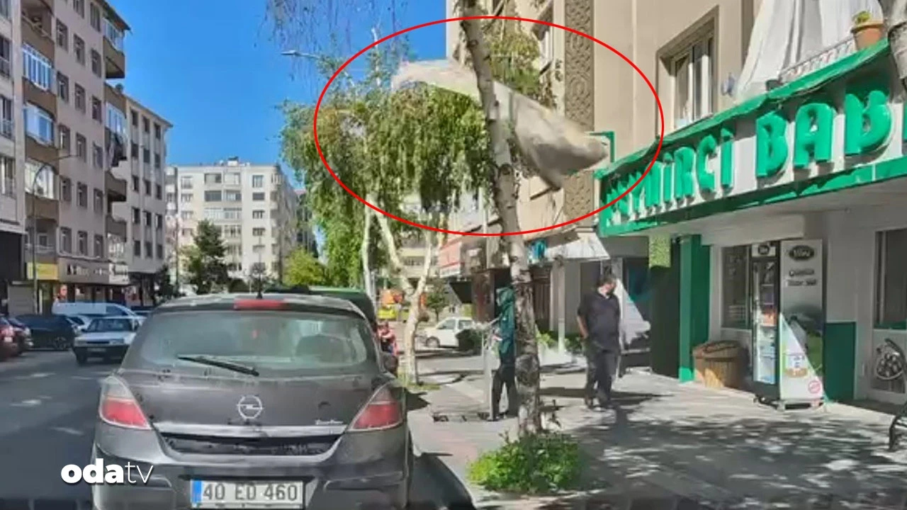 7. kattan düşen halı kadının başına isabet etti
