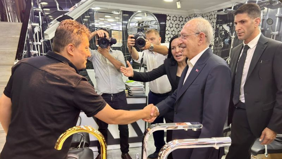 CHP lideri Kılıçdaroğlu esnafı ziyaret etti
