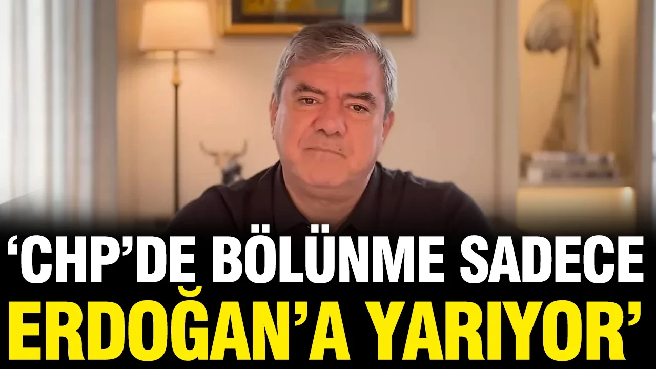 Yılmaz Özdil'den CHP'de bölünme yorumu: Sadece Erdoğan'a yarıyor