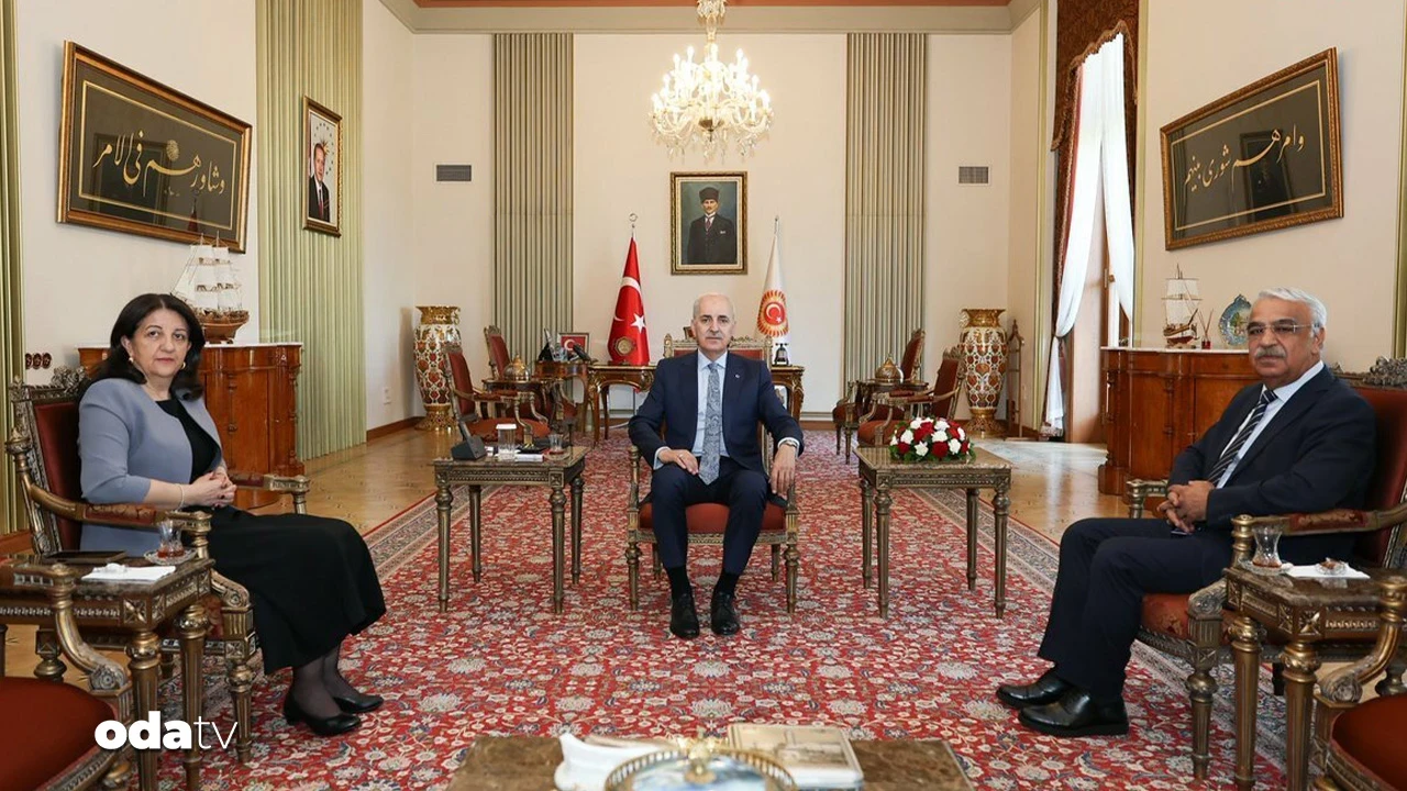 TBMM Başkanı Numan Kurtulmuş, İmralı Heyeti ile görüştü