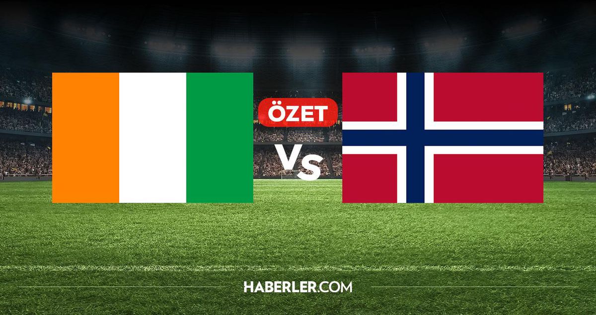 Fildişi Sahili Norveç maç özeti ve golleri! (ÖZET) Fildişi Sahili Norveç kaç kaç bitti, golleri kim attı?