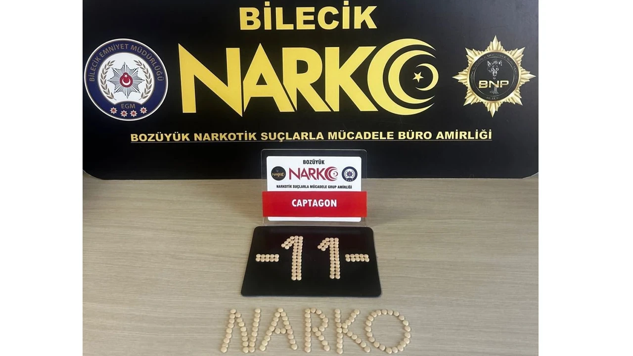 Bilecik’teki Captagon operasyonunda 1 tutuklama
