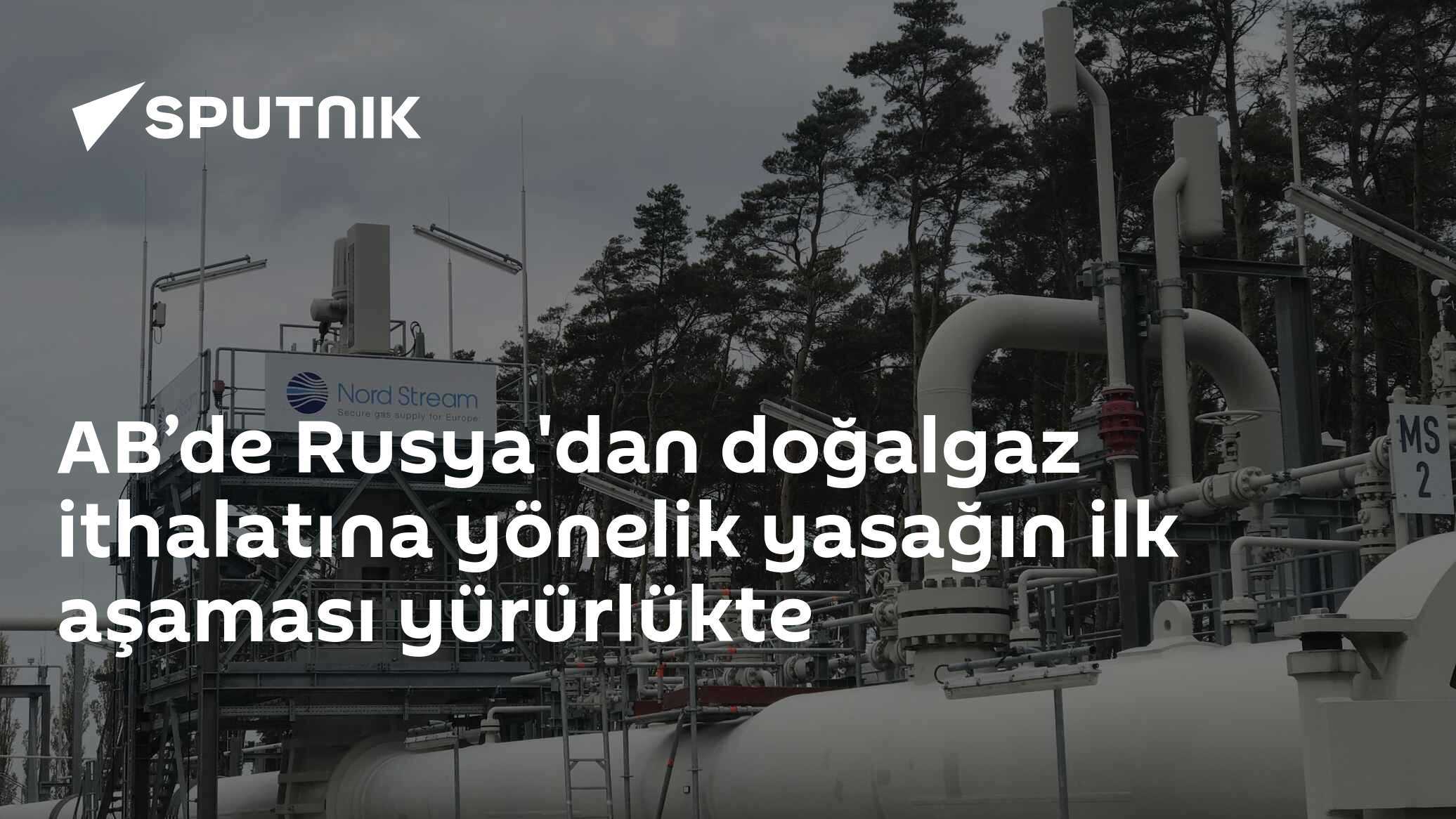 AB’de Rusya'dan doğalgaz ithalatına yönelik yasağın ilk aşaması yürürlükte