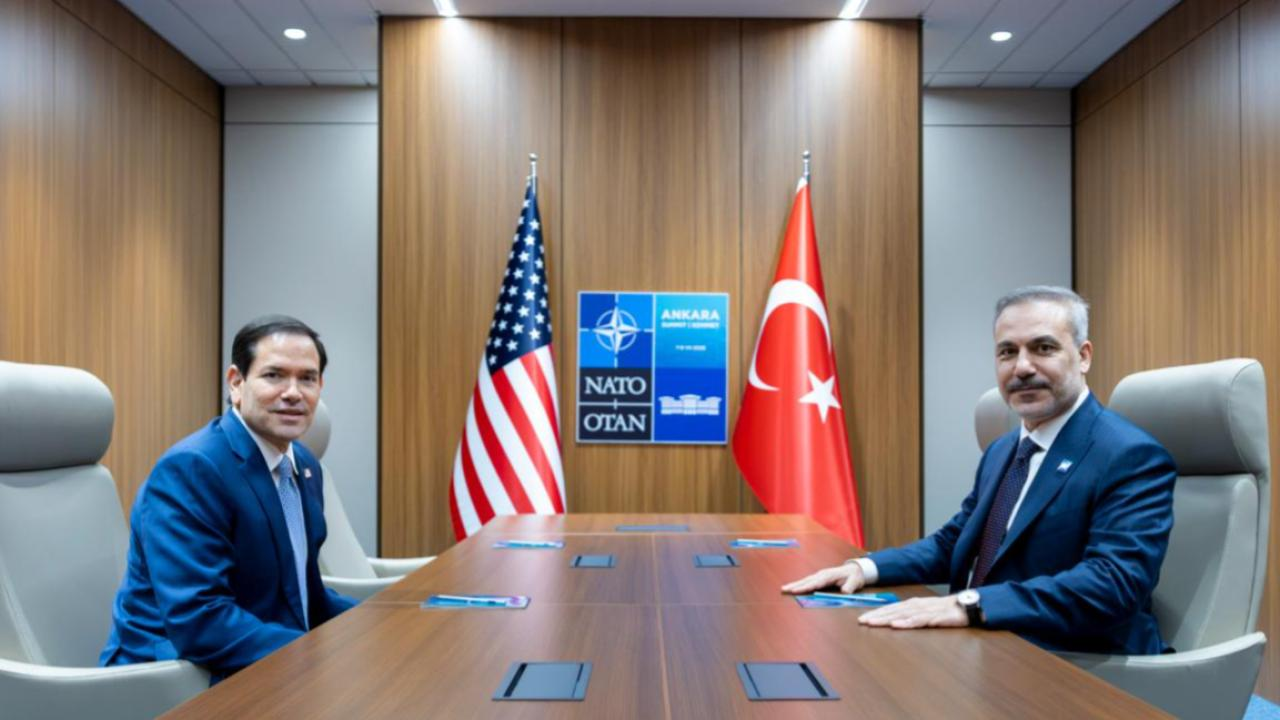 Dışişleri Bakanı Fidan, ABD Dışişleri Bakanı Rubio ile bir araya geldi