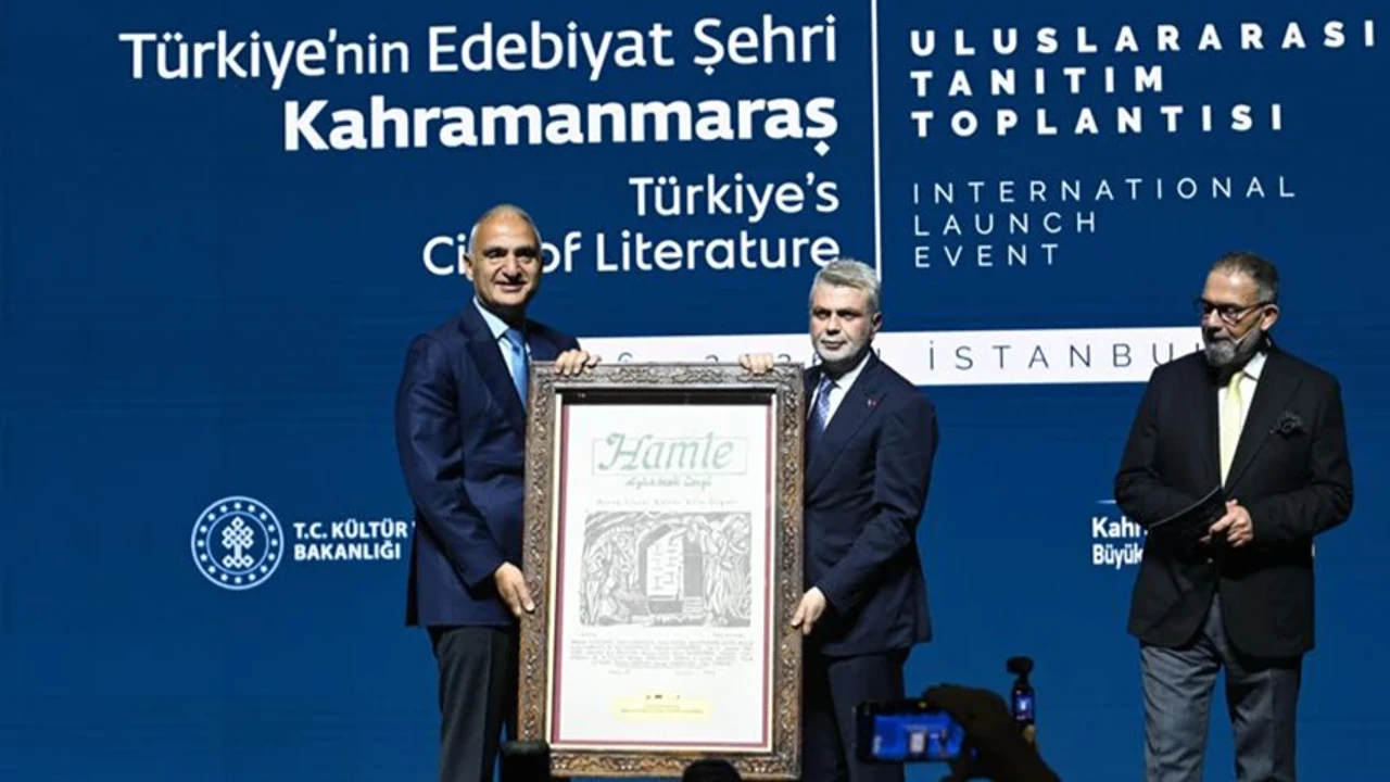 Kahramanmaraş UNESCO'nun 'Edebiyat Şehri' oldu
