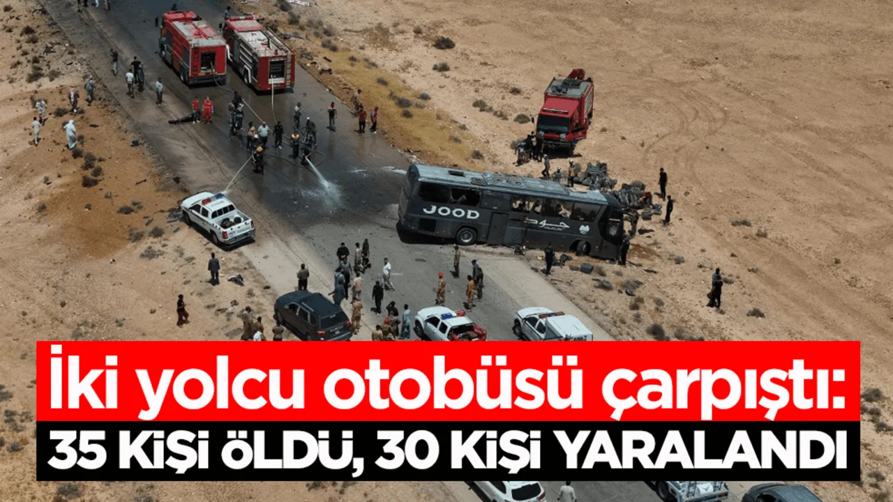 İki yolcu otobüsü çarpıştı: 35 kişi öldü, 30 kişi yaralandı