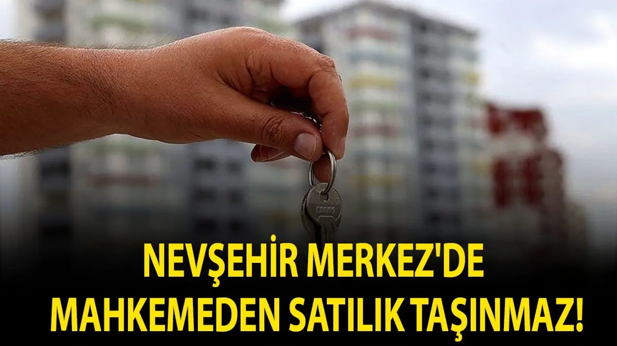 Nevşehir Merkez'de mahkemeden satılık taşınmaz!