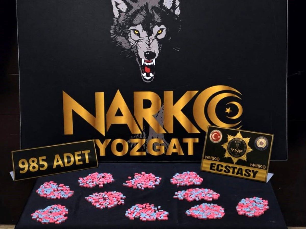 Yozgat'ta 985 adet uyuşturucu hap ele geçirildi