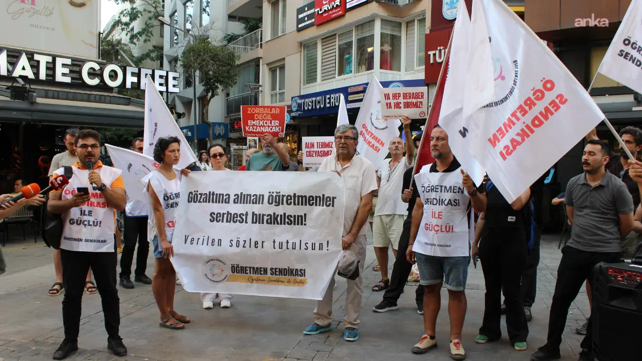 Öğretmenlere gözaltı tepkisi: Bu mücadele, meslek onurunun korunması mücadelesidir