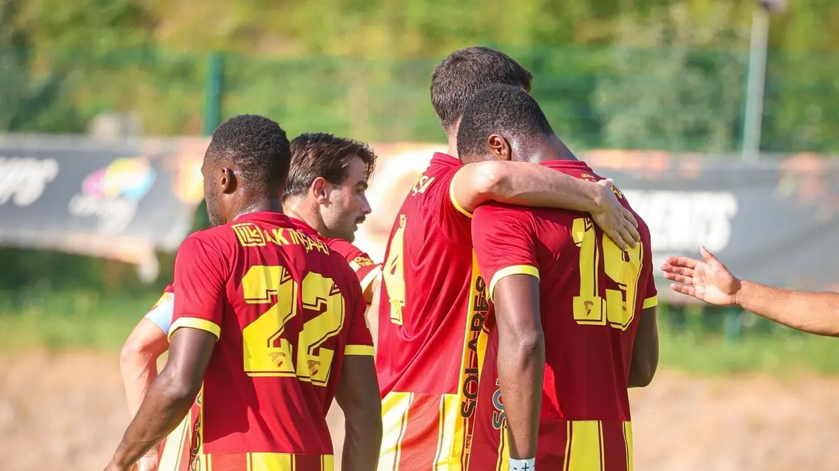 Göztepe'den 2 gollü prova