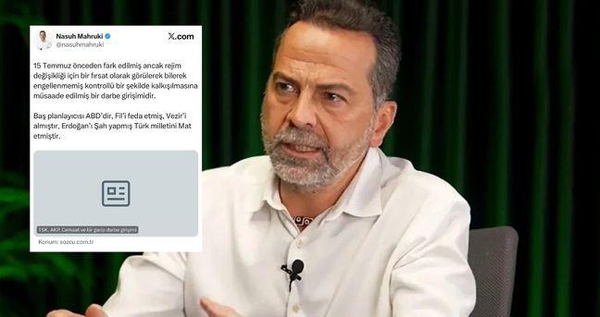 Nasuh Mahruki paylaşımı nedir, ne dedi? Nasuh Mahruki kimdir, kökeni nedir, aslen nereli?