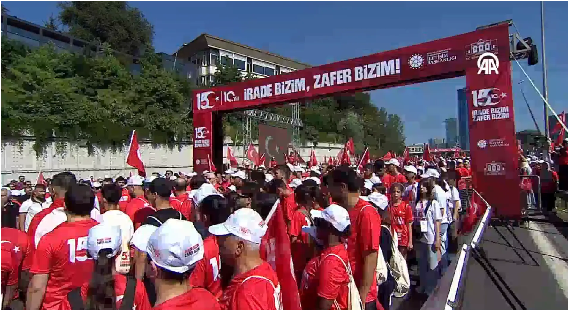 Tarihi direnişin 10. yılı! İrade Bizim, Zafer Bizim Yürüyüşü' başladı